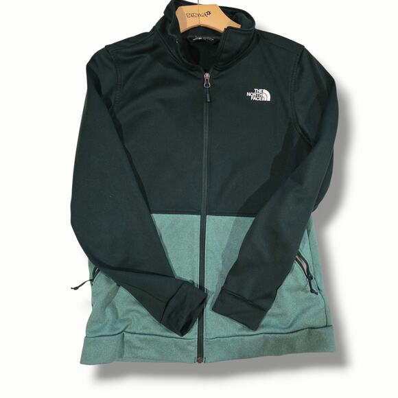 The North Face Women’s Green Zip Up sweater Medium Polyester - Picture 1 of 8